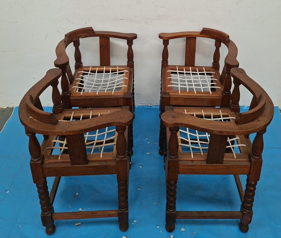 Vintage Wooden Armchairs (WAP)