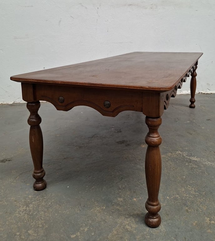 Vintage Solid Oak Coffee Table