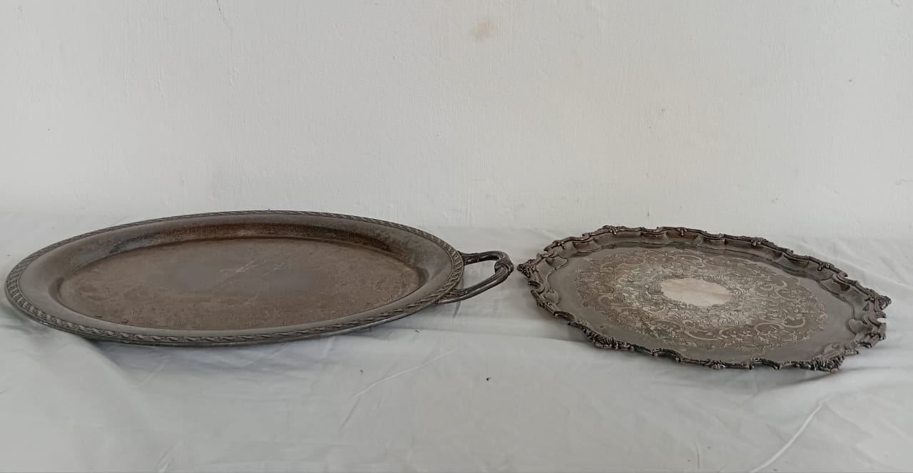 Joblot Of Vintage Tea / Coffee Pots & Serving Trays
