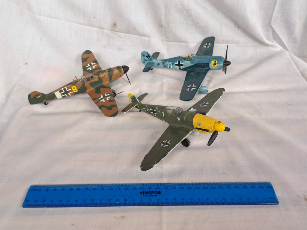 Lot of 3 Die-cast Model Planes