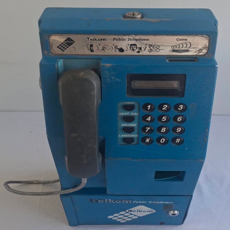 Vintage Public Telkom Pay Phone