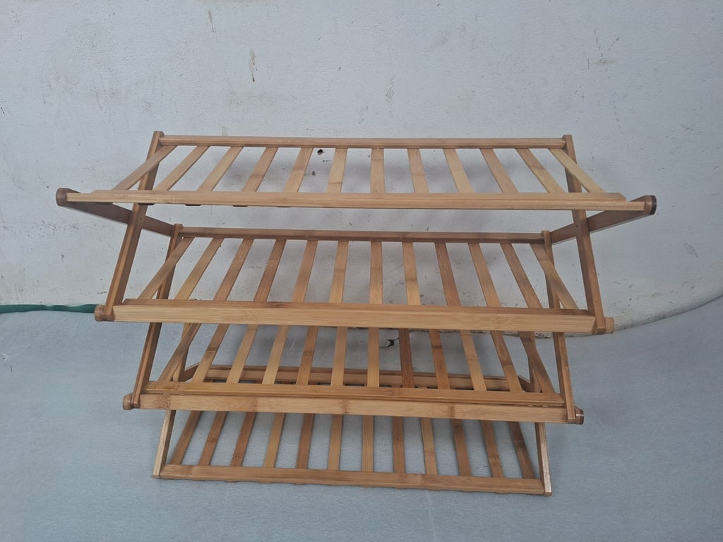Wooden Shoe Rack