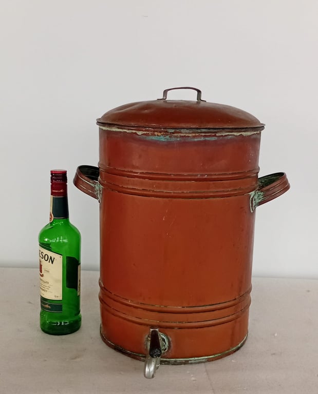 Copper Vintage Metal Water Boiler