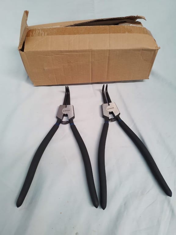 External Snap Ring Bent Pliers x 5
