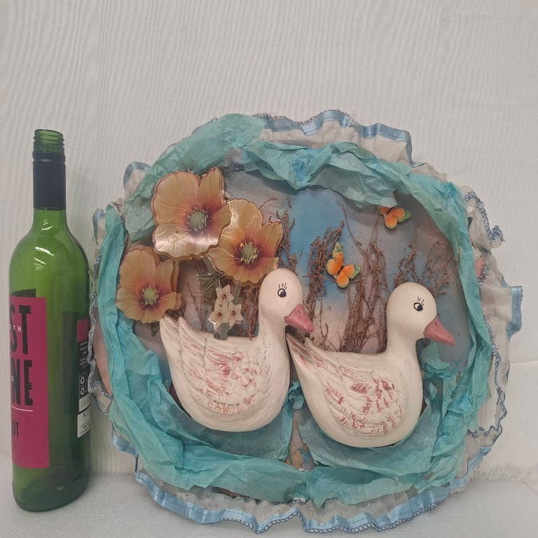 Decorative Swan Wall Plaque