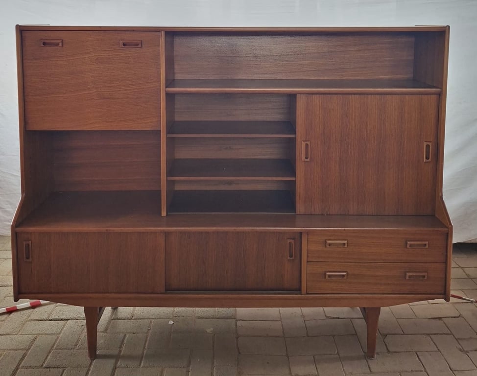 Mid-Century Modern Wooden Sideboard (FAP)
