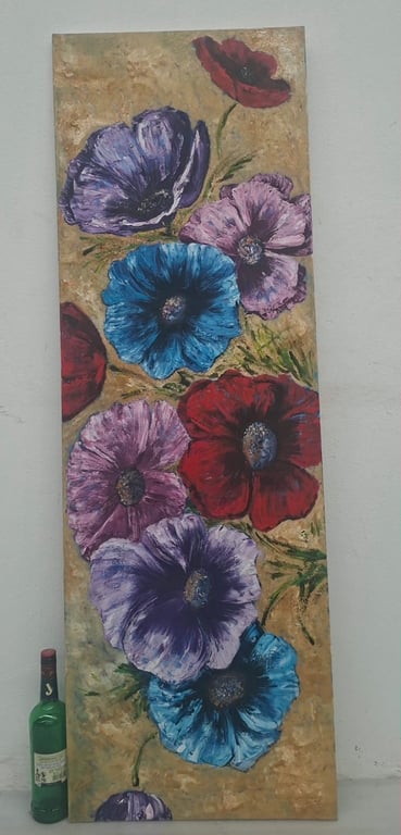 Canvas Floral Oil Painting