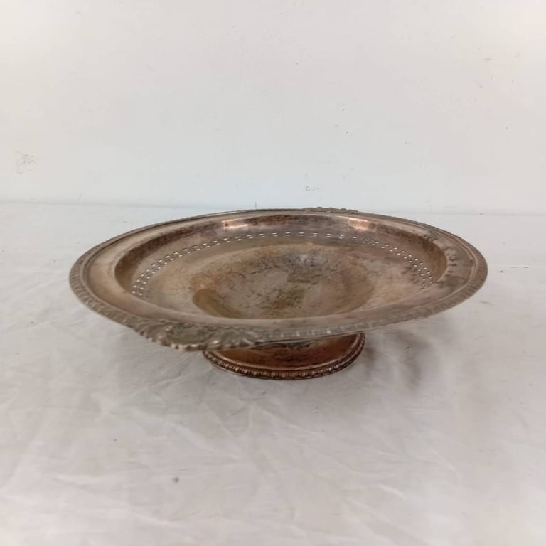Vintage Decorative Silver Plated Compote