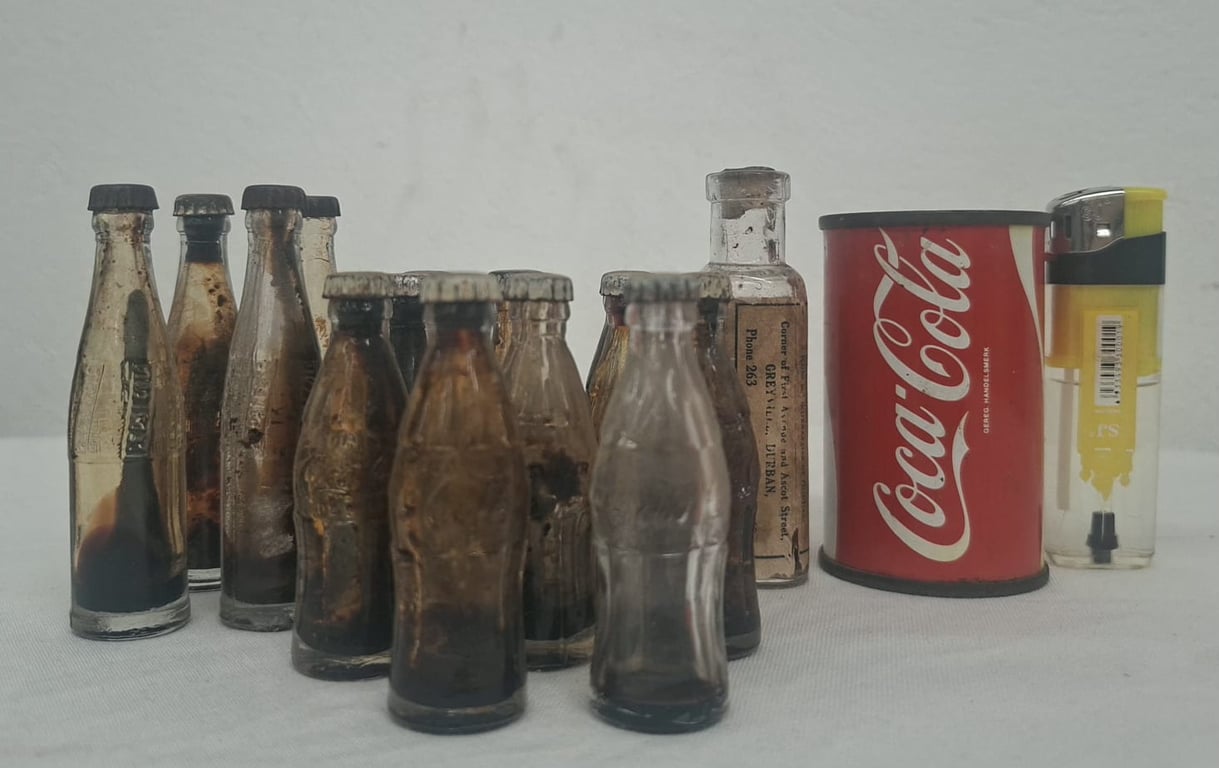 Miniature Coke Bottle Collection