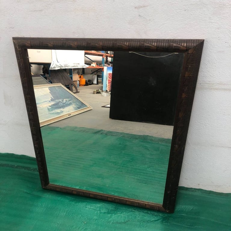 Wooden Framed Mirror