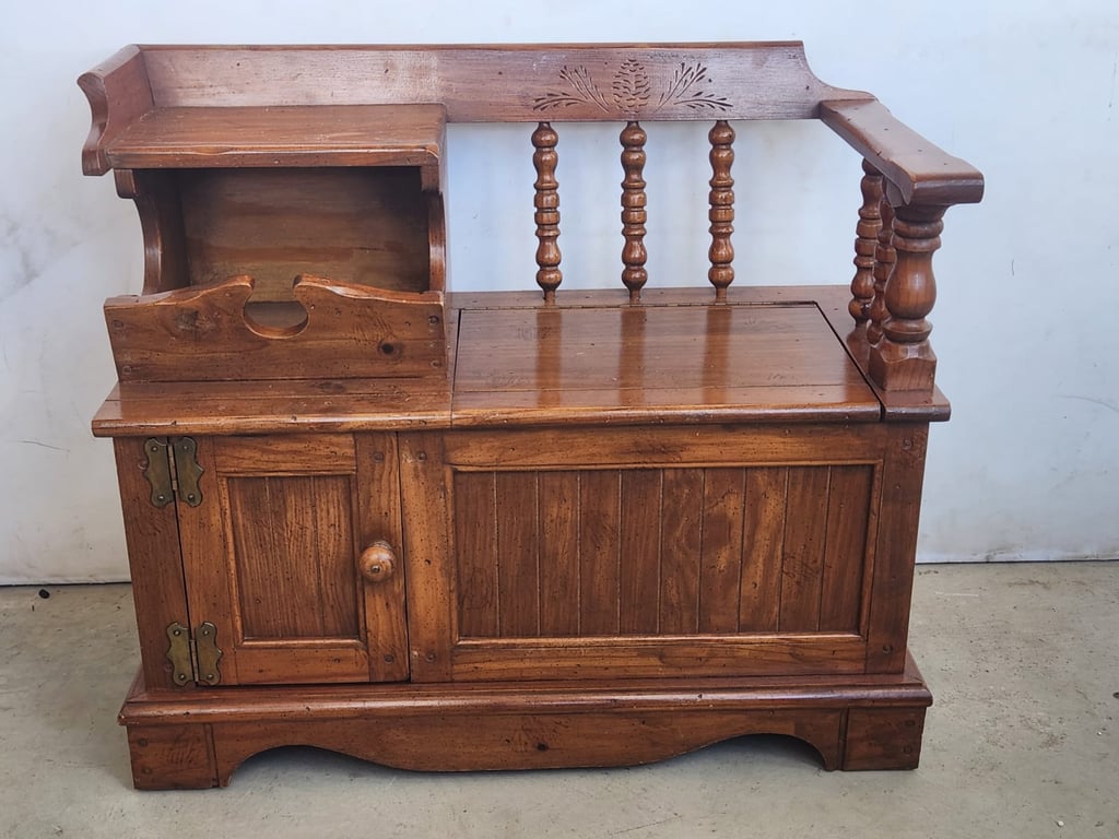 Vintage Bassett telephone table