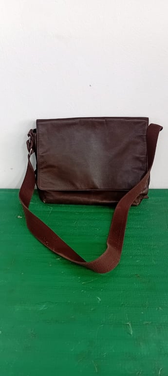 Brown Leather Messenger Bag