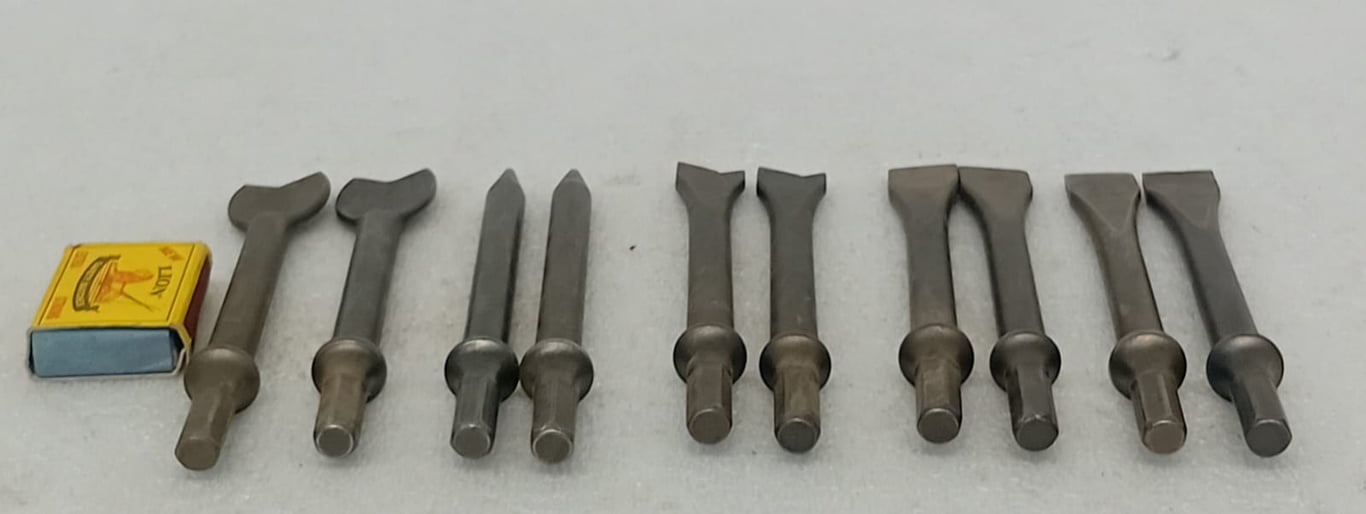 Assorted Air Chisel Bits – Mixed Types