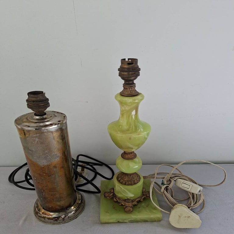 Pair of Vintage Table Lamp Bases (Unshaded)
