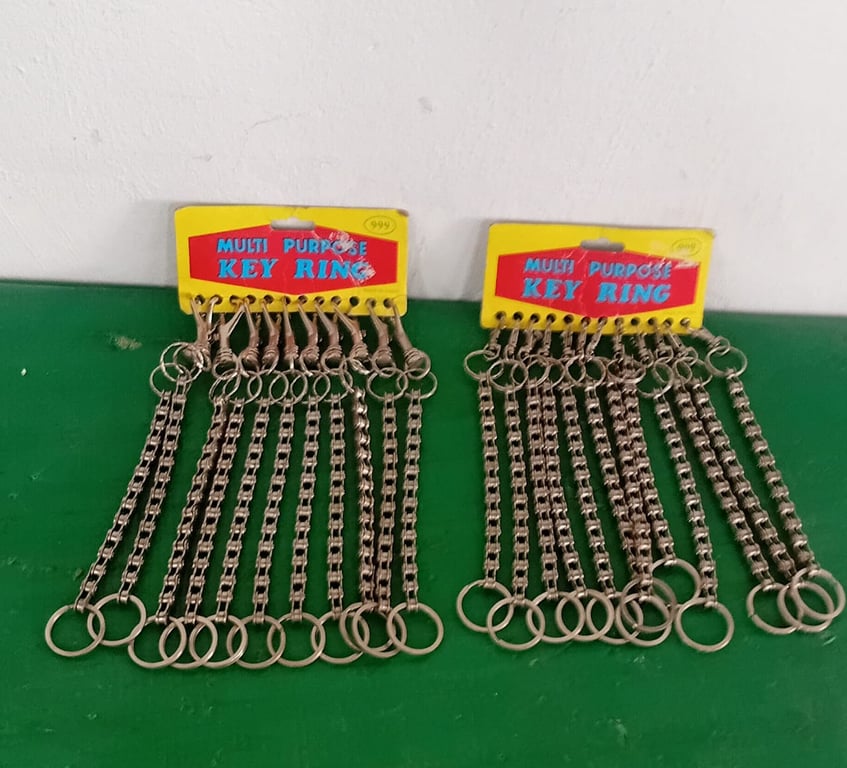 2 Sets Of Multi-Purpose Key Rings - price per set