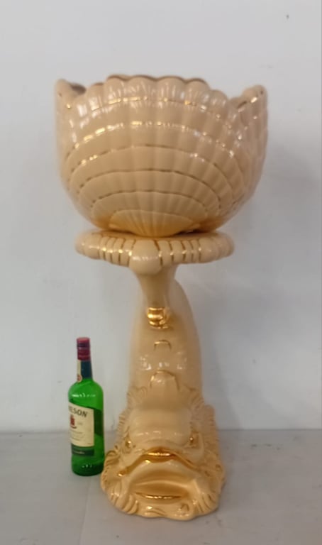 Vintage ceramic planter or vase