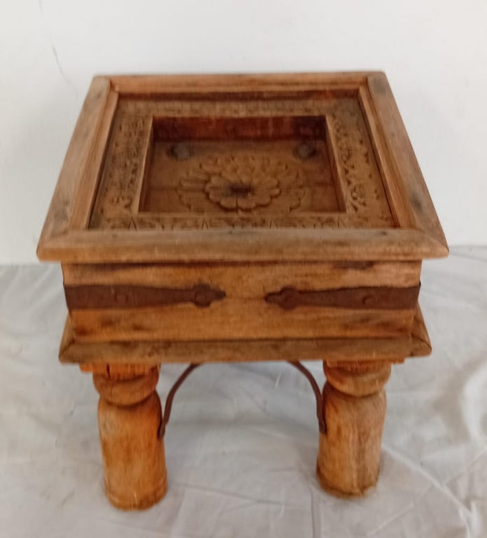 Antique Wooden Stool/Coffee Table