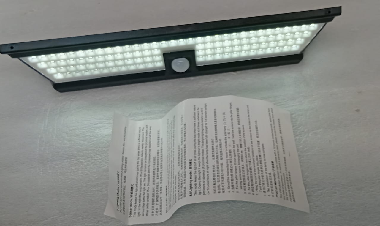 LED Solar Wall Lamp