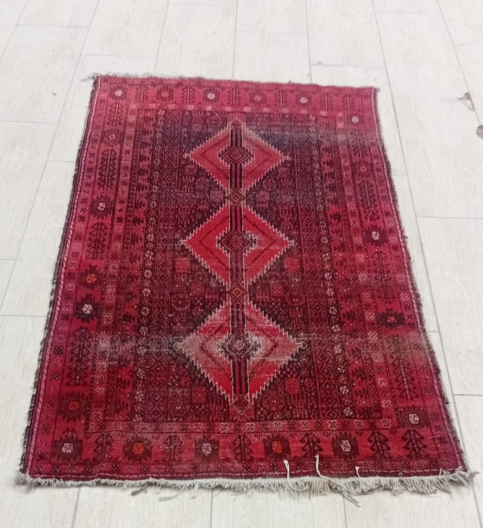 Traditional vintage-style patterned rug
