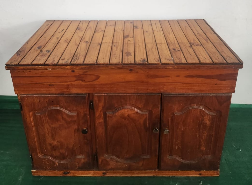 Wooden Sideboard with slatted top
