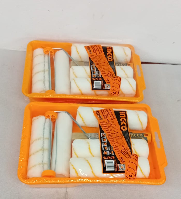 2 X Ingco Cylinder Paint Brush 8 In 1 Set