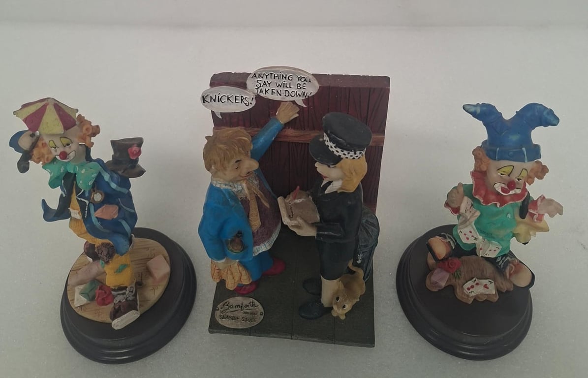 3 x Collectable Theatrical Figurines
