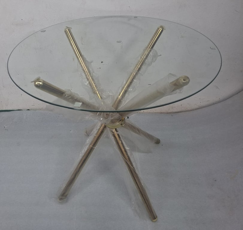 Round Glass Table