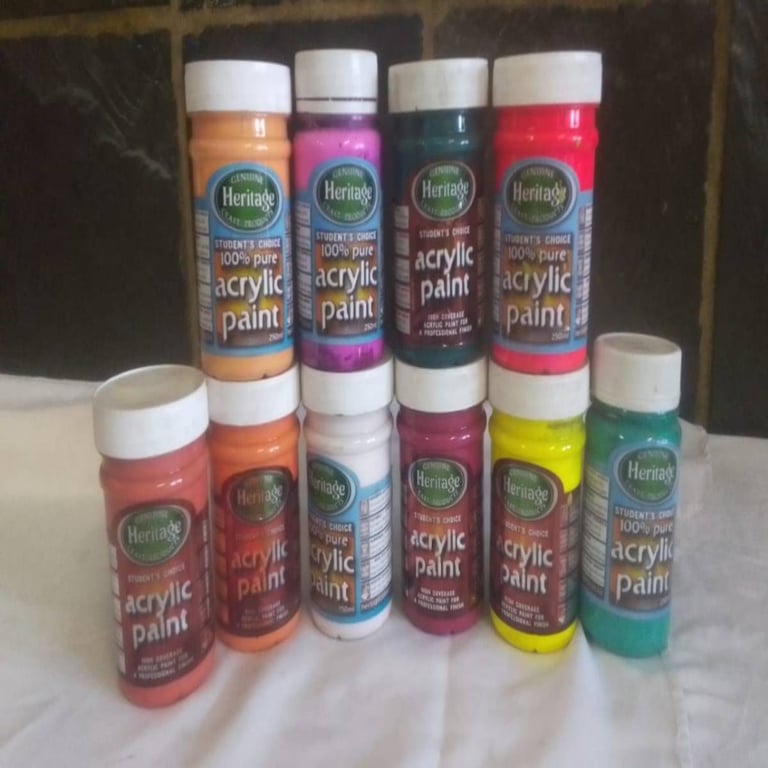 MB5-28 Heritage Student's Choice Acrylic Paint Bundle 1
