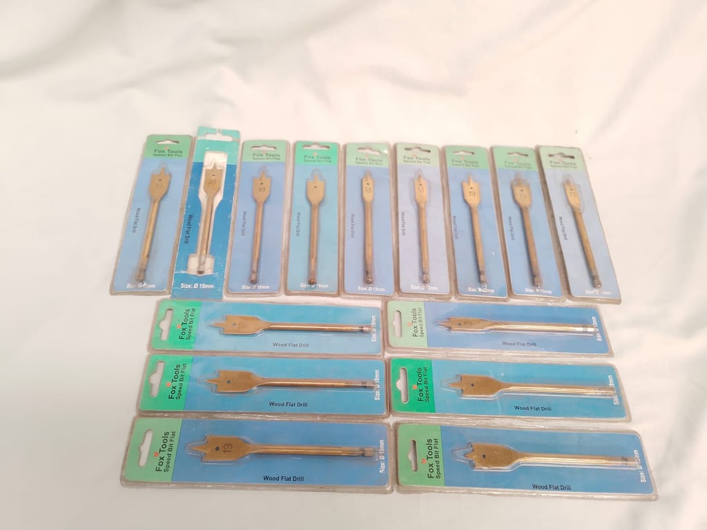 Wood Flat Drill x 15