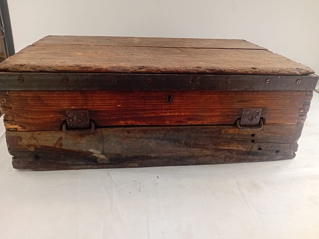 Antique Carpenter’s Wooden Tool Chest