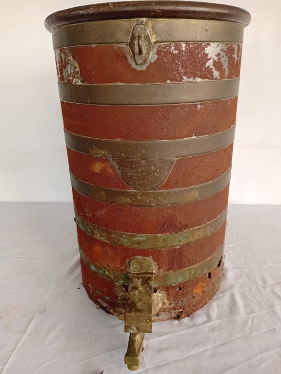 Vintage Galvanised Metal Water Dispenser