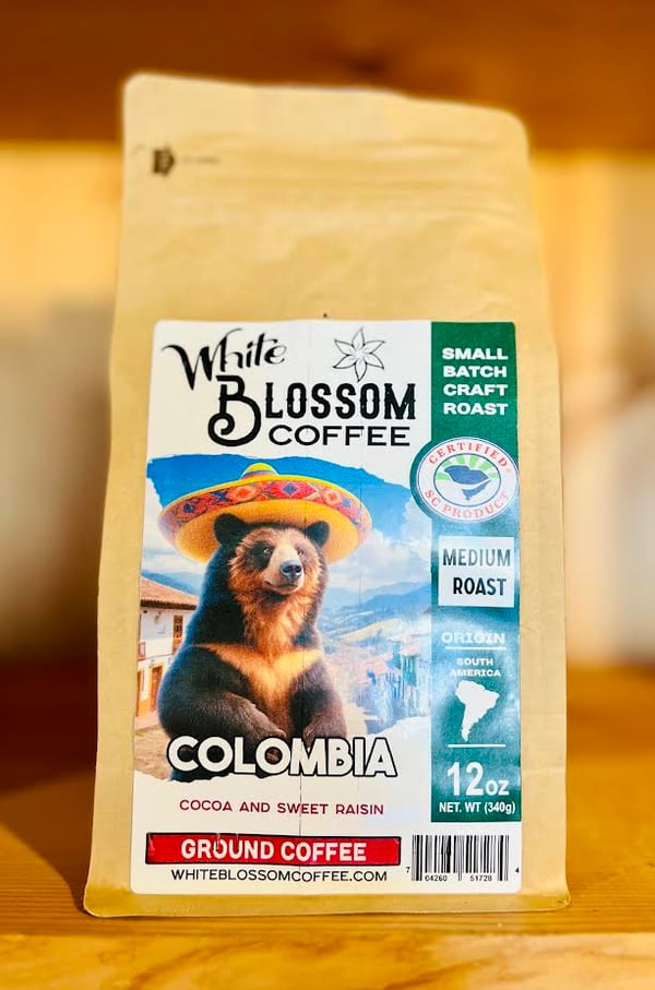 White Blossom Coffee - Colombia, Cocoa and Sweet Raisin