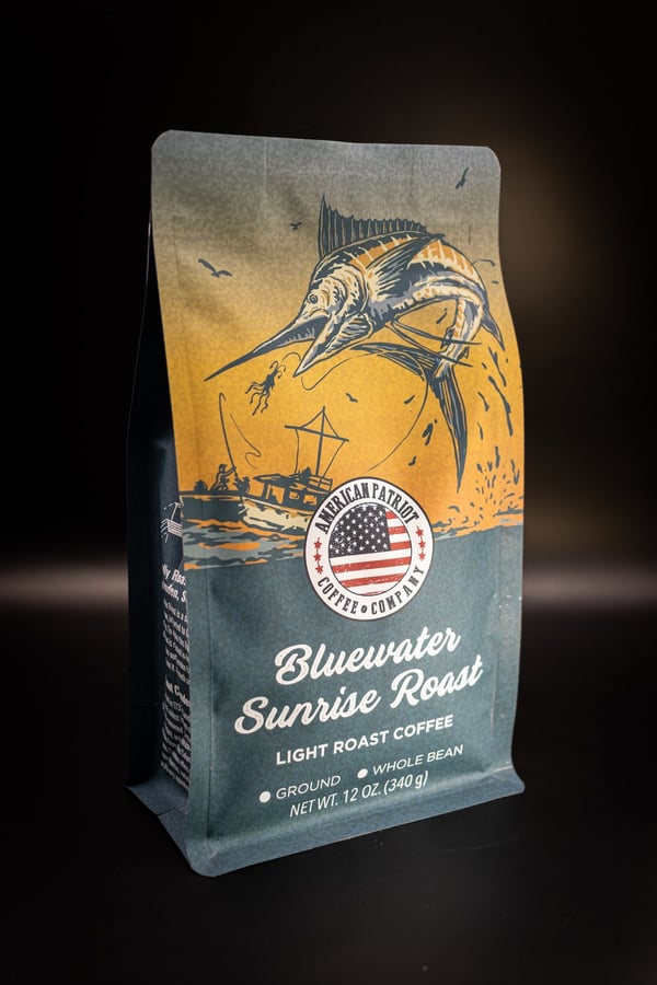 American Patriot Coffee Company Bluewater Sunrise Roast Light Roast Coffee