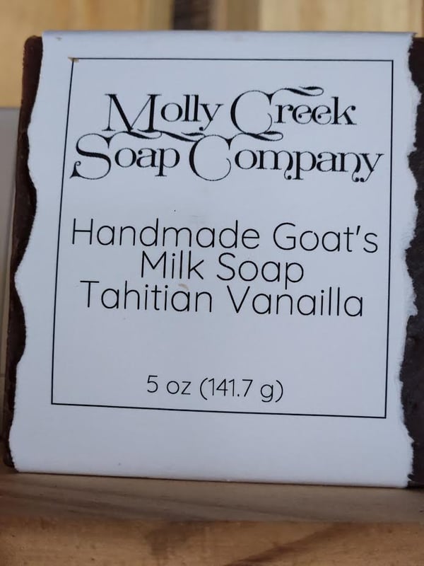 Molly Creek Soap Company Handmade Goat's Milk Soap Tahitian Vanilla
