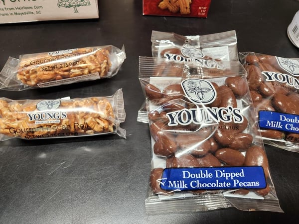 Young's a Carolina Tradition Double Dipped Milk Chocolate Pecans