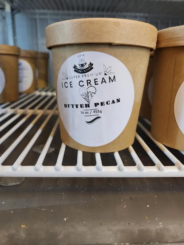Scoops N Cups Super Premium Ice Cream Butter Pecan
