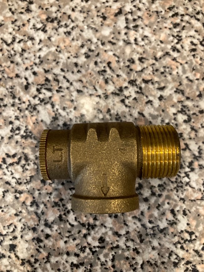 3/4 Inch Relief Valve, 100 PSI-All Sales Final | Wendell J. Lee Well  Services