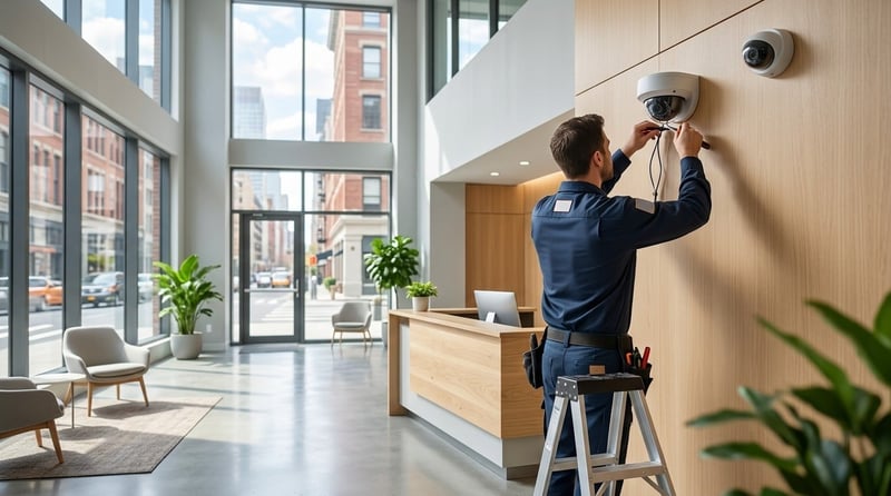 Security camera repair service
