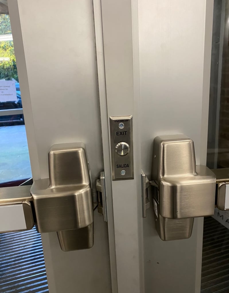 door hardware exit device
