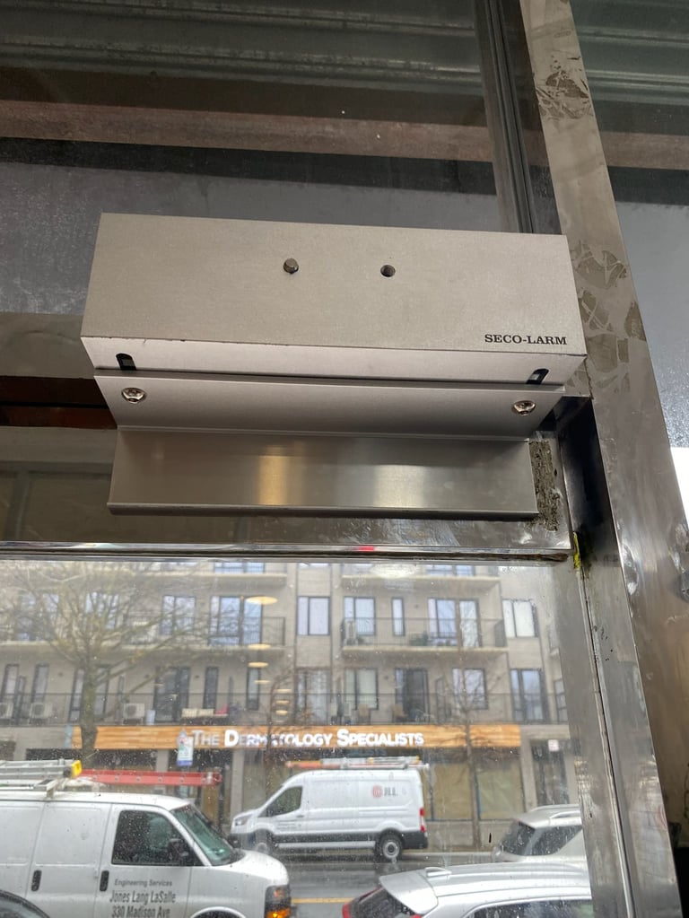 motion sensor door release seco larm