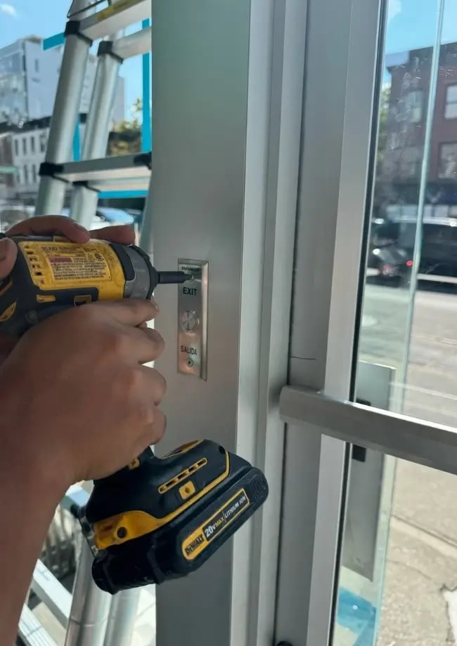Storefront Glass Door Installation NYC
