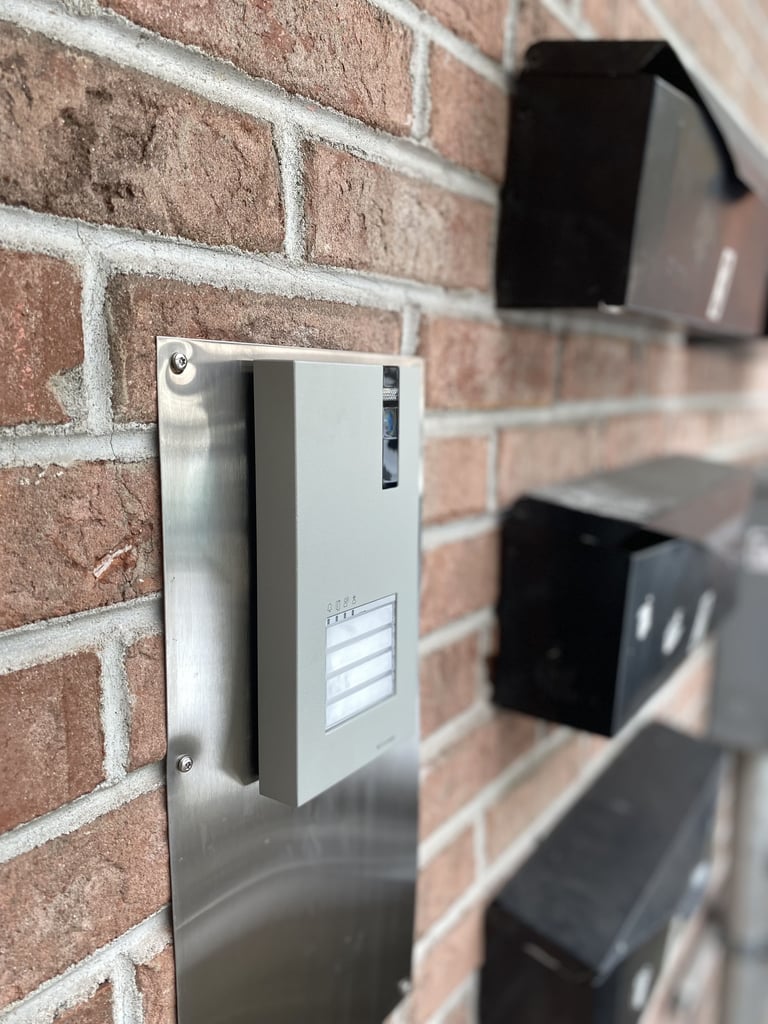 comelit intercom installation residential building queens