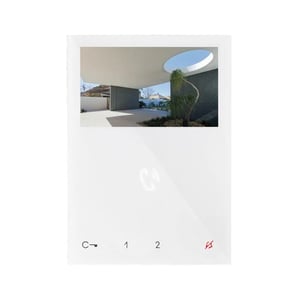 comelit mini monitor white sbtop system