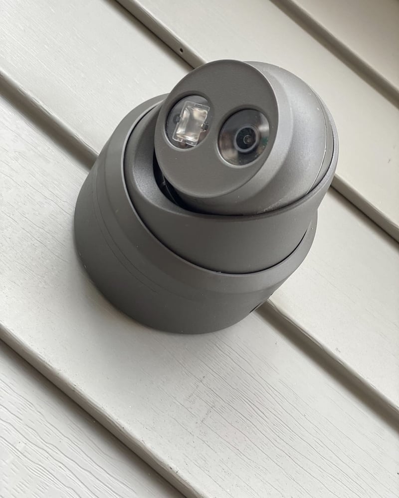 security camera installation