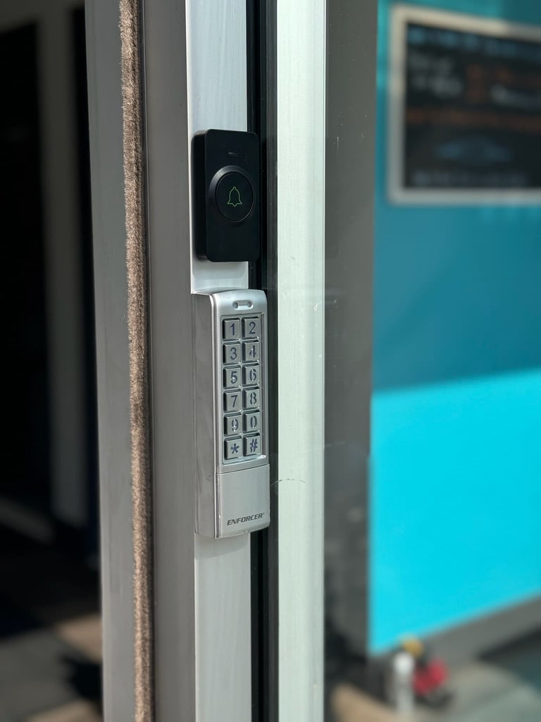 commercial door hardware buzzer integration