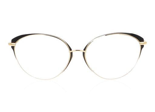 Picture of Linda Farrow Song C4 Gold and Black Glasses