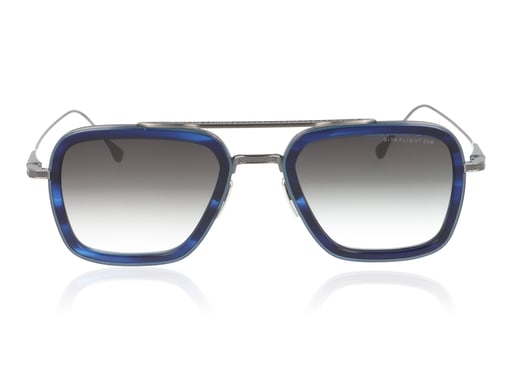 Picture of DITA Flight BLU-SIL Blue and Silver Sunglasses