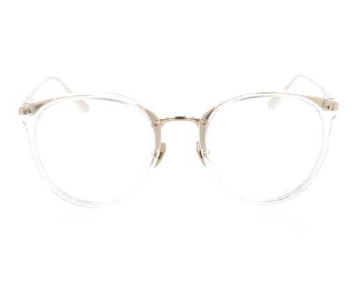 Picture of Linda Farrow Calthorpe C77 Gold Clear Glasses