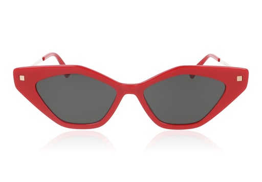 Picture of Mykita Gapi 801 Red and Rose Gold Sunglasses