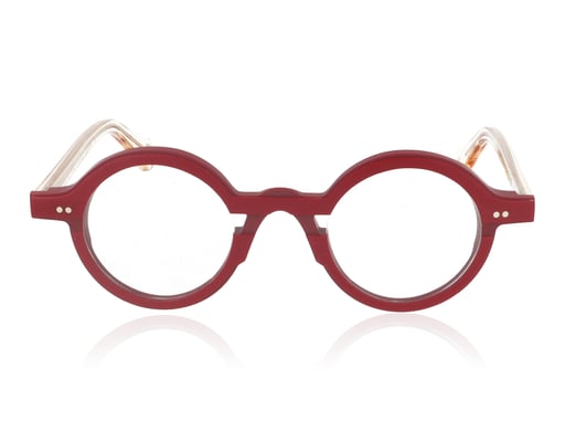 Picture of La Brique & La Violette Min-Leon BO/CH Red and Transparent Orange Glasses